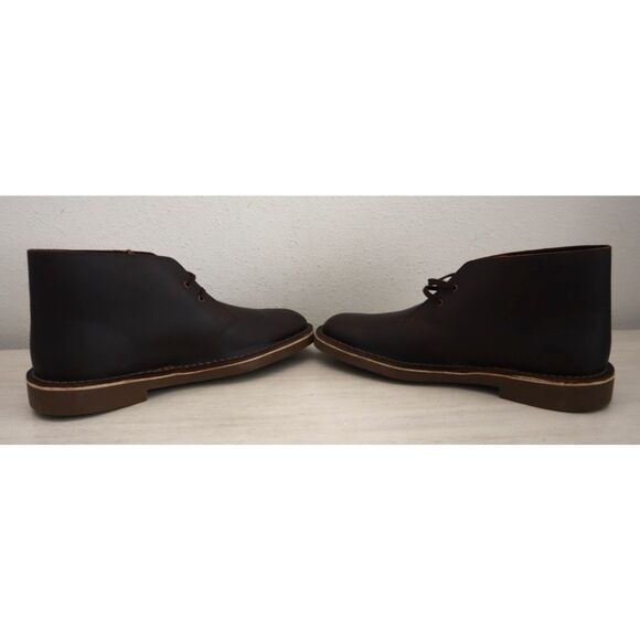Clarks 26034135 Men's Sz 10.5M Dark Brown Leather Bushacre 2 Chukka Boots - Picture 12 of 15